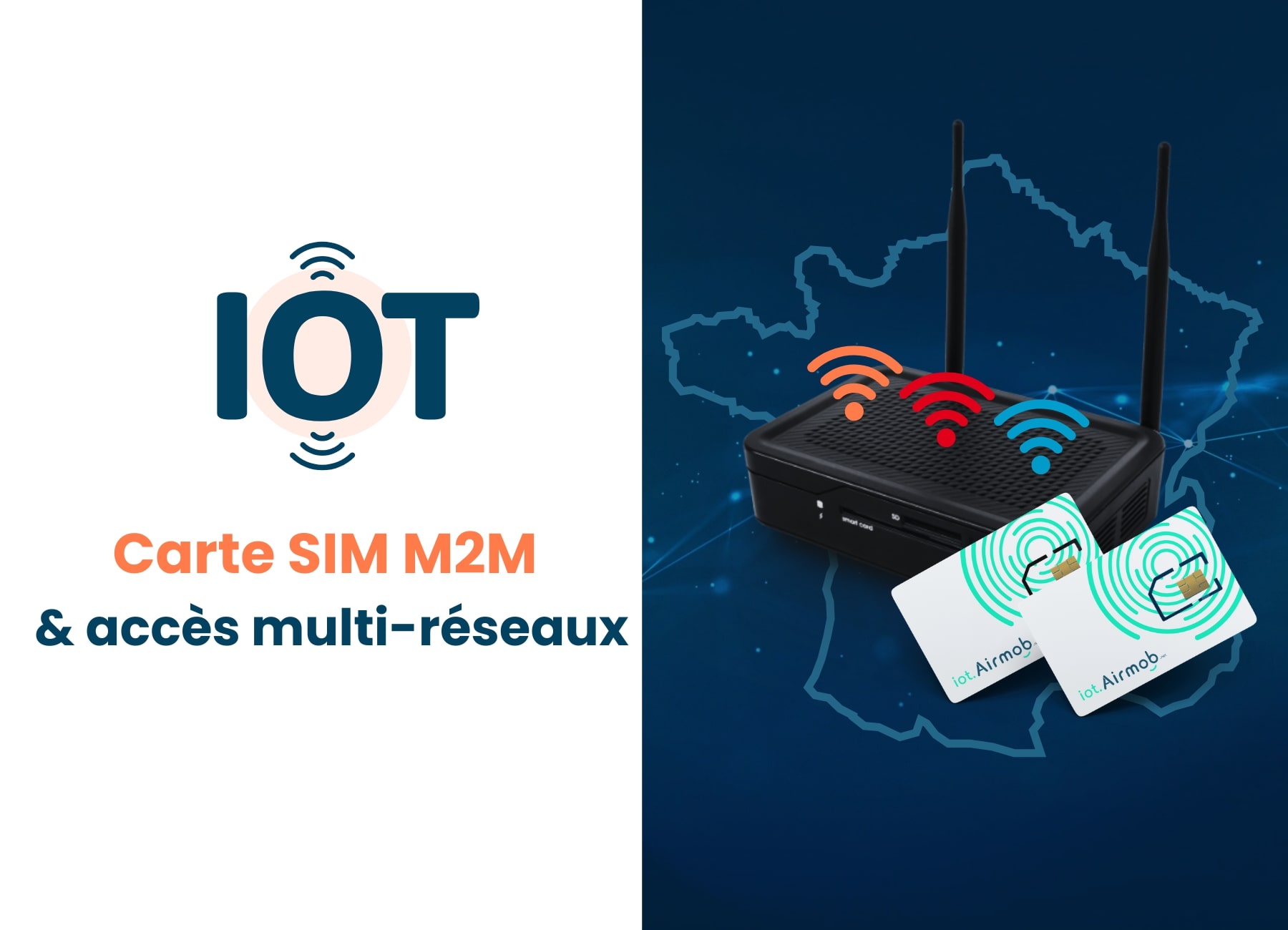 Visuel article sur la carte sim m2m et la connectivité multi-réseaux