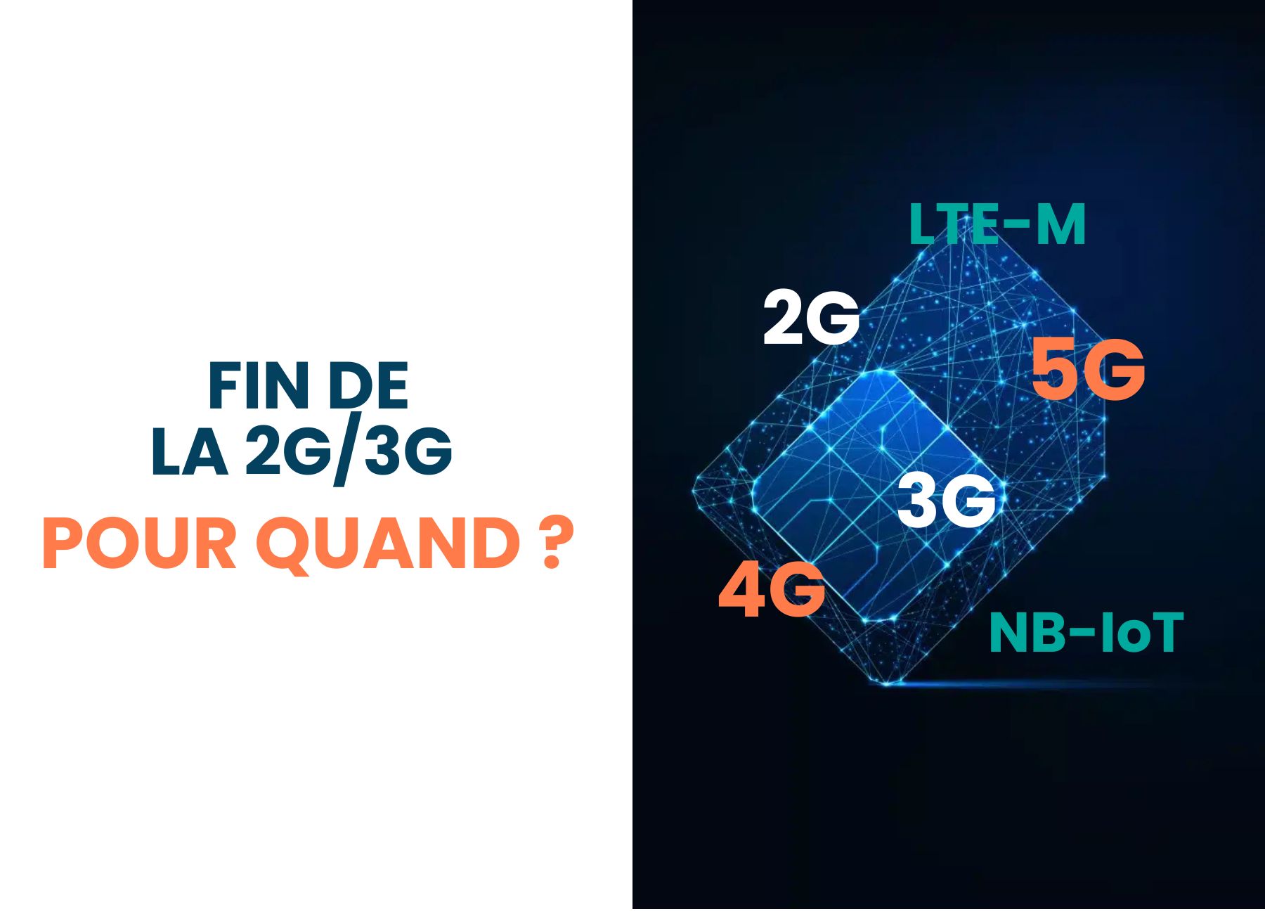 Visuel article sur tout savoir la fin de la 2G / 3G