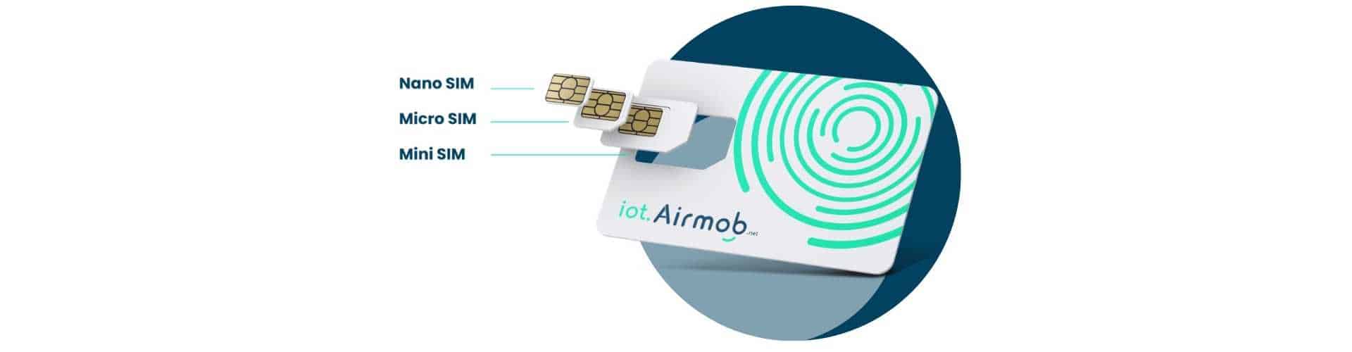 Formats de carte SIM M2M : standard, mini, micro, nano et eSIM