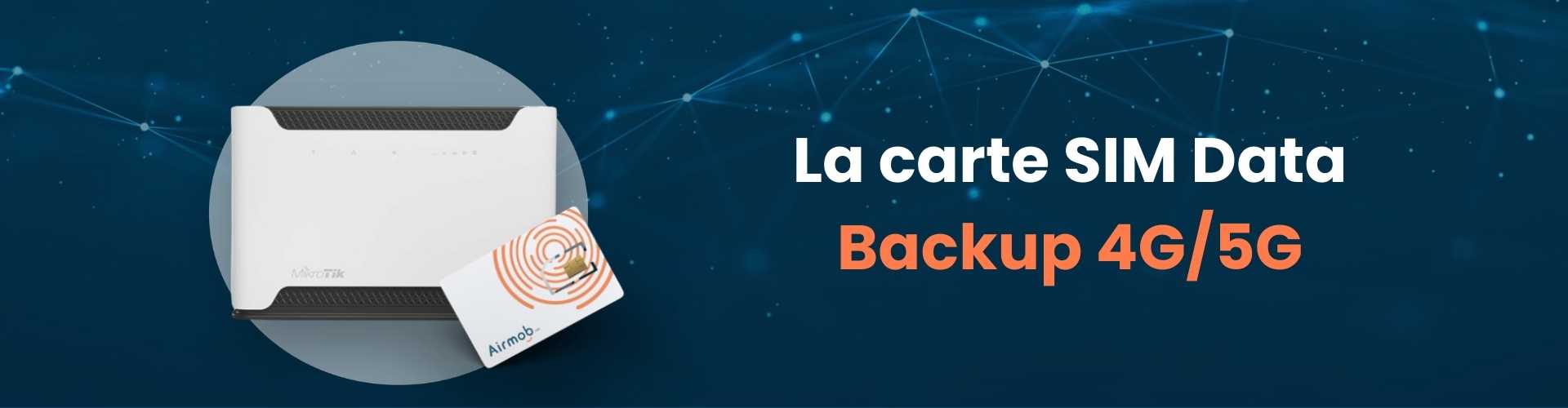 Carte SIM data backup 4G/5G Airmob