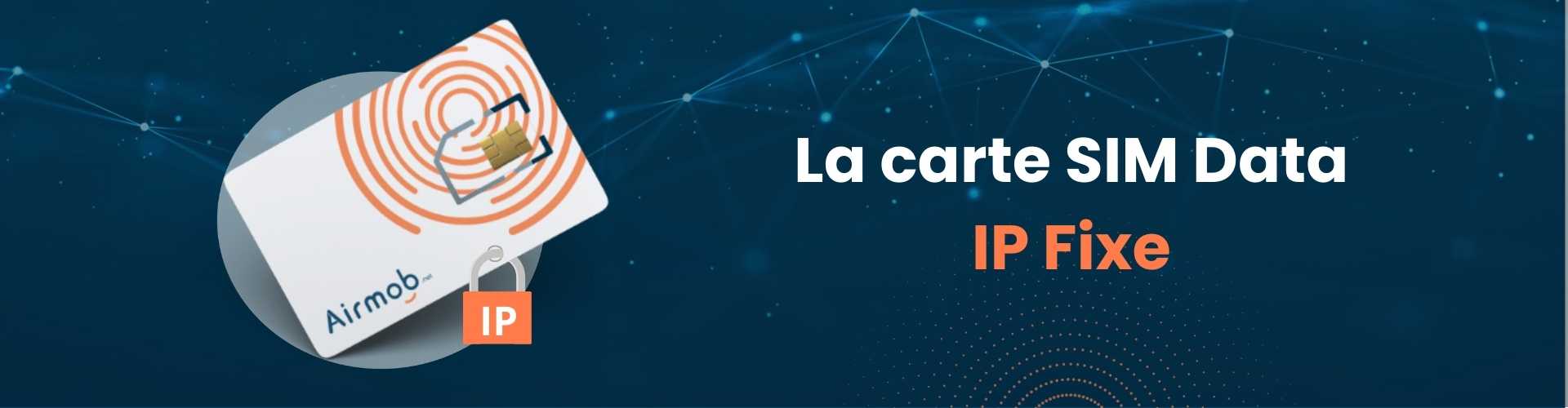Carte SIM Data IP Fixe